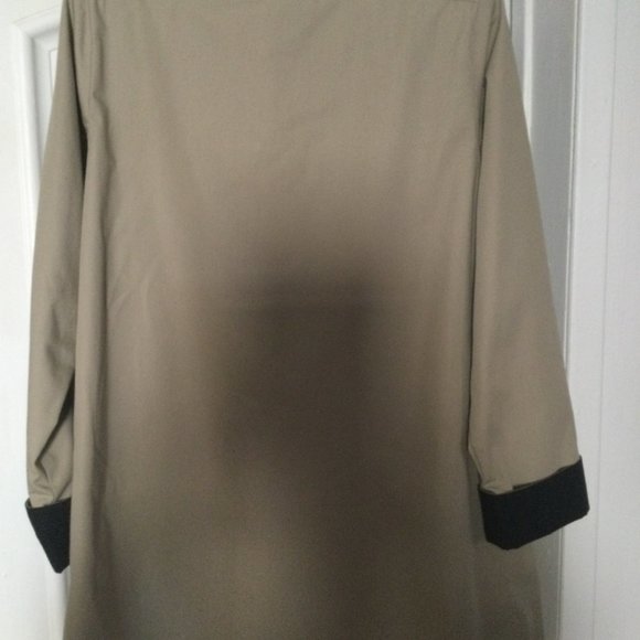 Women's medium jacket coat Spring 4 buttons size 8 made in Thailand Beige - Picture 5 of 6